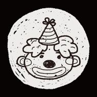 doodle clown N30