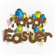 happy easter greeting card N4