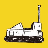 Bumper car doodle N16
