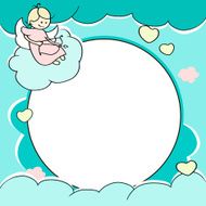 Circle frame for valentines day N3