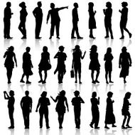 silhouettes mans and womans N2