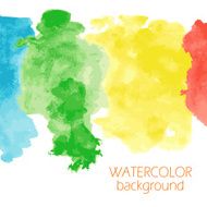 Watercolor background Vector illustration