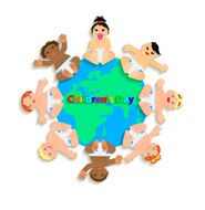 Funny children are on the planet Vector Illustration N2