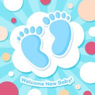 welcome baby card N3