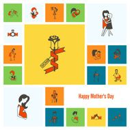 Happy Mothers Day Icons N447