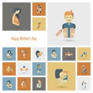 Happy Mothers Day Icons N448