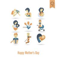 Happy Mothers Day Icons N450