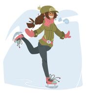 Girl on skates N3