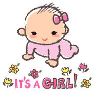 Baby shower concept- it&#039;s a girl!