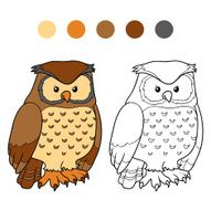 Coloring book (owl) N4