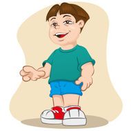 Child with Down Syndrome disorder