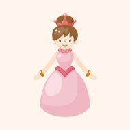 Royal theme princess elements vector eps N20