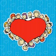 Love heart kids