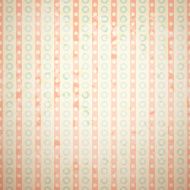 Retro vector pattern (tiling) Fond red beige and blue colors N2