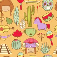 mexican seamless pattern N2