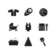 New born baby icons N2