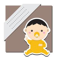 Baby Boy Shower and Arrival Card