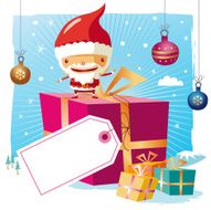 Christmas - santa claus and his gifts