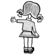 Backstanding Girl