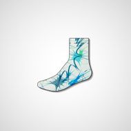Abstract illustration on sock N55
