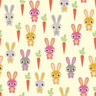 seamless rabbits pattern N2