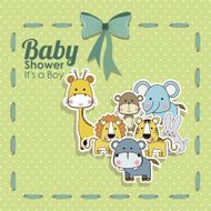 Baby shower design N104