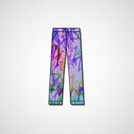 Abstract illustration on pants N56