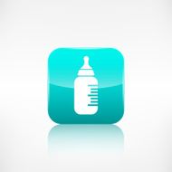 baby pacifier bottle icon