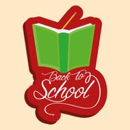 Book And Pencil Isolated On Background