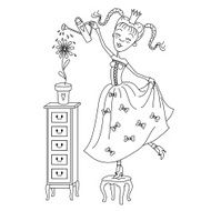 The princess and flower