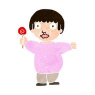 cartoon fat child N10