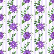 Floral seamless pattern Flowers background N2