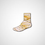 Abstract illustration on sock N68