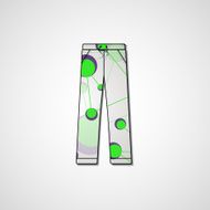 Abstract illustration on pants N67