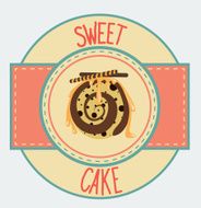 Vintage cupcake poster design N4