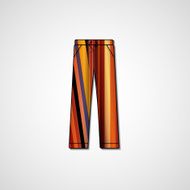 Abstract illustration on pants N73