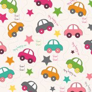 Seamless Background With Cars N5