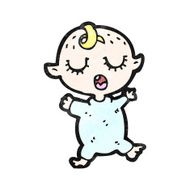 cartoon sleeping baby N2