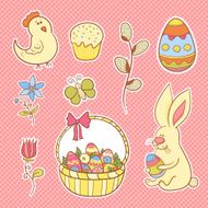 Easter vector set N2