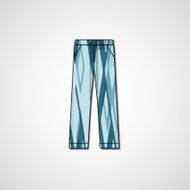 Abstract illustration on pants N74