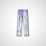 Abstract illustration on pants N78