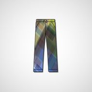 Abstract illustration on pants N79