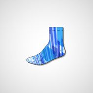 Abstract illustration on sock N85