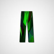 Abstract illustration on pants N85