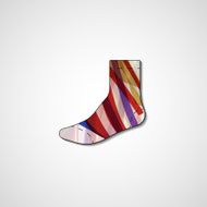 Abstract illustration on sock N87