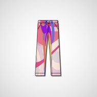 Abstract illustration on pants N86