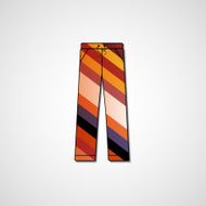 Abstract illustration on pants N88