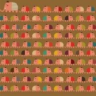 elephants pattern