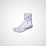 Abstract illustration on sock N93