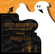 Halloween vector icons set N13